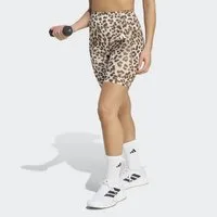 adidas Performance Shorts OPTIME ESSENTIALS WORKOUT LEGGINGS, KURZ, LEOPARDENPRINT