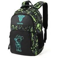 TAN.TOMI Schulrucksack Jungen Schulrucksack teenager schulranzen Jugendliche Daypacks, Reflektierender Wasserdicht Outdoor Camping Groß rucksack