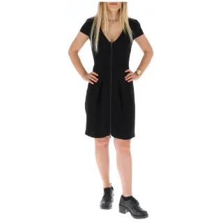 Armani Exchange Damen Schwarzes Kleid