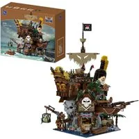 Pantasy Pantasy 85022 Piratenbar 2.858 Teile PirateOub Klemmbausteine Konstruktions-Spielset, (2858 St)