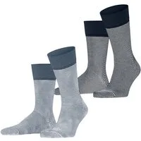 Esprit Socken Esprit Allover Stripe 2-Pack Herren (2-Paar) mit feinen Streifenmuster