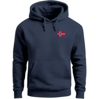 Neverless Hoodie Hoodie Herren Norway Flag Kapuzensweatshirt Norwegen Flagge