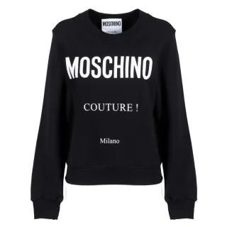 Moschino Couture Milano Schwarzer Pullover
