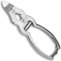 K-Pro Nagelzange Fußnagelzange Kopfschneider gebogen, dicke Nägel, 1-tlg., Edelstahl, Zehennagelknipser,Fußnagelschere