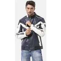 Cipo & Baxx Bikerjacke CM230 Motorrad-Look mit sportlichem Design