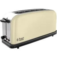 RUSSELL HOBBS Toaster Langschlitz Colours Plus+ Classic Cream 21395-56 1000W, für 2 Scheiben, 1000 W