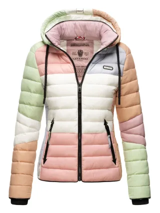 Navahoo Lulana Multikulti Damen Steppjacke – Leicht, farbenfroh & stylisch