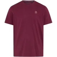 DELMAO Rundhalsshirt Kurzarm, Regular Fit, basic, aus 100% Baumwolle