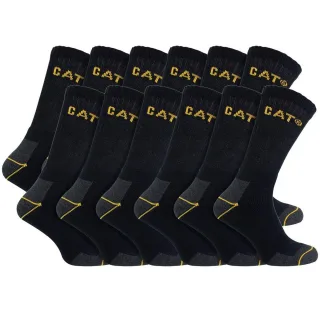 12er Pack Unisex Schwerlast-Arbeitssocken für Stahlkappenschuhe