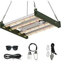 CannoBox Pflanzenlampe Pflanzenlampe GrowLampe LED Light UV+IR Growzelt, LED fest integriert
