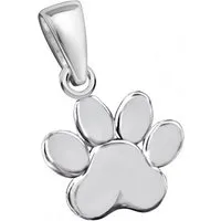 Goldene Hufeisen Kettenanhänger Pfote Anhänger für Halskette aus 925 Sterling Silber Kettenanhänger (1 Stück, inkl. Etui)