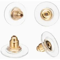 FELIXLEO Ohrring-Set Silikon Ohrring Stopper Klar & Gummi Ohrstecker Verschluss (100-tlg)