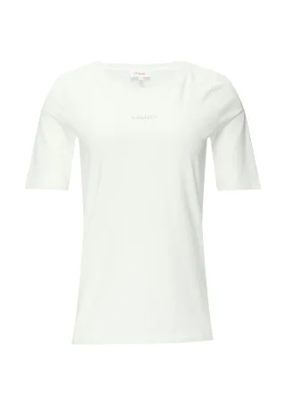 s.Oliver - T-Shirt creme - Gr. - 44