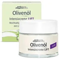 Dr. Theiss Naturwaren Gesichtspflege – Olivenöl Intensivcreme Lift LSF 30, Reichhaltige Aufbaupflege mit Lifting-Effekt und LSF 30