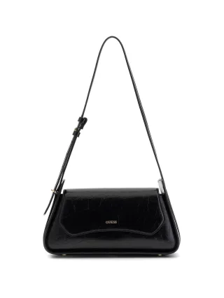Guess Accessories - XENA FLAP SHOULDER BAG BLACK