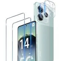 MSM Displayschutzglas 2X Schutzglas (Display + Kamera) für Xiaomi Redmi Note 14 5G