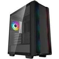 CC560 ARGB V2 , Tower-Gehäuse schwarz, Tempered Glass