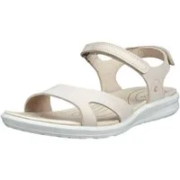 Ecco Cruise II 3 Strap (Nubukleder) beige Damen Sandale