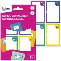 Avery Zweckform Etiketten, 8er-Pack Schul-Aufkleber