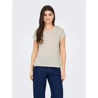 ONLY Kurzarmshirt ONLCLAUDIA S/S GLITTER STRIPE TOP JRS
