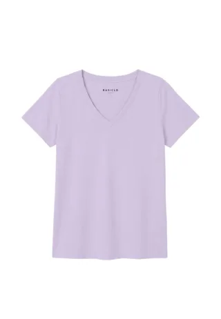 V-neck Premium T-Shirt VIOLETT