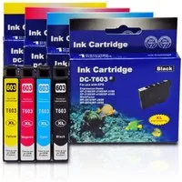 4er Set D&C Tinte für Epson Expression Home XP-3150 Drucker Tintenpatrone (Set, für Epson Expression Home XP-3150 und weitere)
