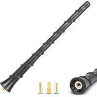 alca Dachantenne Auto 23cm Universal Spiral Fat FM AM schwarz M5 M6 M7 Autoradio-Ersatzantennenstab (AM/FM)