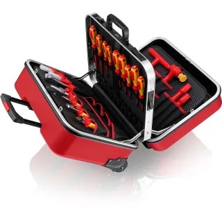 KNIPEX Werkzeugkoffer BIG Twin Move RED Elektro Kompetenz 523 mm - 989915