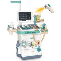 Esun Spielzeug-Arztkoffer Medizinisches Spielzeug Doktor Spielzeug Set für Jungen Mobile Cart, (SET, Mobiler medizinischer Wagen), großes Geschenk für Mädchen Kleinkinder 26 St.