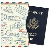 Fintie Geldbörse Reisepasshülle/Impfpass Hülle - Ultra Schlank Reisepass Schutzhülle, Premium Kunstleder Passhülle Impfausweis Brieftasche mit RFID Blockier
