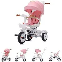 Chipolino Dreirad Tricycle Futuro 2 in 1 faltbar, Becherhalter, Musik, Licht, Gummiräder