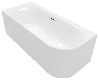 Villeroy & Boch Vorwand-Badewanne Loop&Friends OVAL 1700x 750x600mm OVAL linke Ausführung we Alpin A170LOF9CL00V01