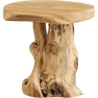 freiraum Beistelltisch Palena, in braun, Teakholz - 40x45x40cm (BxHxT)