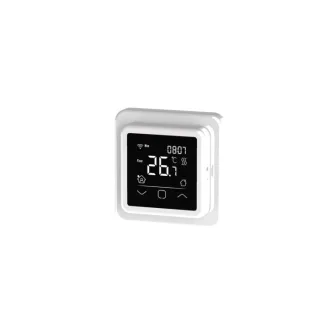 Riberger C16 WiFi Thermostat Fußbodenheizungen digital WLAN, Weiß, Raumthermostat 230V inkl. Sensor für elektrische Fußbodenheizungen