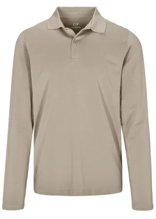 COMMANDER Finest Clothing - (S)-NOS 2-Knopf Polo-Shirt,1/1 dark stone - Gr. - S