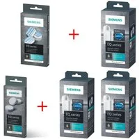 SIEMENS TZ80001 + TZ80002 + TZ70033 Pflegeset (SIEMENS, [- TZ80001 + TZ80002 + TZ70033 Reinigung, Entkalkung und Filter Pflegeset)