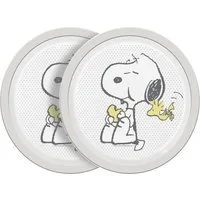 Geda Labels GmbH Frühstücksteller Teller Snoopy Cute & Cuddly 2er Set 21,5 cm PP, (2 St), Melamin