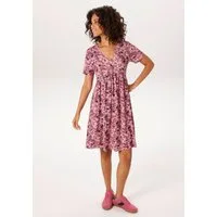 Aniston CASUAL Sommerkleid allover mit grafischen Blüten bedruckt