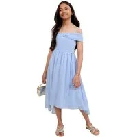 LIPSY Partykleid Lipsy festliches Bardot-Kleid mit Schleife (2-tlg)