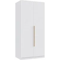 Wimex Drehtürenschrank Marburg in der Breite 90cm, inkl. Kleiderstange und Einlegeboden in verschiedenen Farbvarianten erhältlich