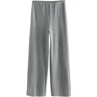 Next Jogginghose Weiche Rippstrick-Hose mit weitem Bein (1-tlg)