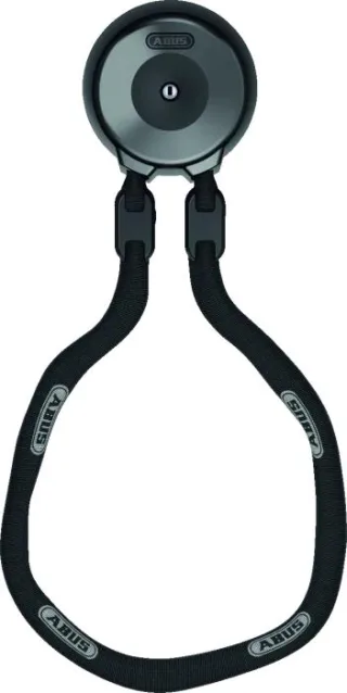 Abus Xplus WCH + ACH 9KS Wandanker mit integrierter Kette schwarz 110
