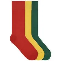 von Jungfeld Socken SIGNATURE Set Bio-Baumwolle 35-46 Unisex (3-Paar, 3 Paar) Lange einfarbige Socken aus Bio-Baumwolle