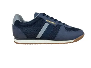 Lambretta Diego Herren Sneaker in Marineblau/Graubraun