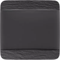 Villeroy & Boch Speiseteller Manufacture Rock Speiseteller quadratisch 28 cm