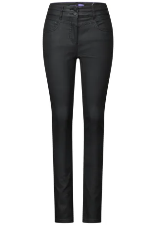 Cecil - Beschichtete Hose schwarz - Gr. - 31/30