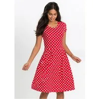 bonprix Jerseykleid (1-tlg) für sommerliche Tage, aus Viskose-Mix, ausgestellte Passform