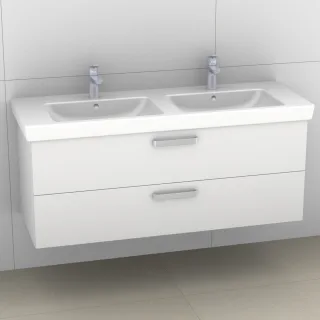 Artiqua 414 Waschtischunterschrank für Subway 2.0 7175D0 Weiß Glanz, 414-WU2L-V77-7050-68 414-WU2L-V77-7050-68