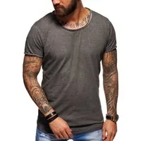 behype T-Shirt MSOHIO mit Rundhals-Ausschnitt Herren Crew-Neck Shirt