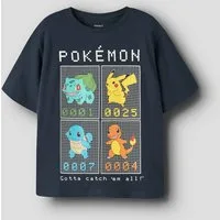 Name It Rundhalsshirt NKMJIS POKEMON SS NREG TOP BOX SKY Baumwollmischung, regular fit